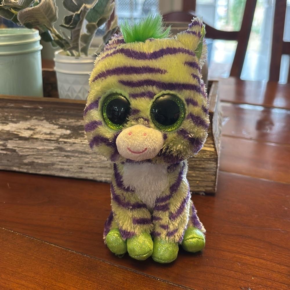 Ty Beanie Boos "Wild the Zebra" 6 inch Plush Retired